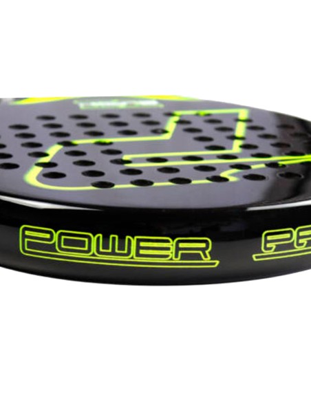 POWER PADEL PRETO BRILLO AMARELO | raquetes padel