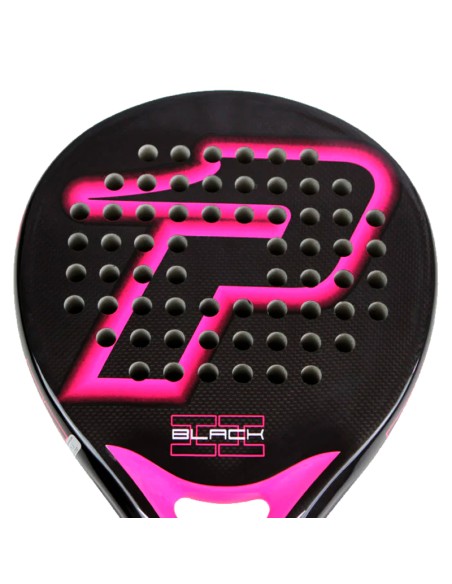 POWER PADEL SCHWARZ GLÄNZEND FUCHSIA | Padelschläger