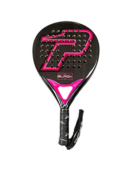 POWER PADEL PRETO GLOSS FÚCSIA | raquetes padel