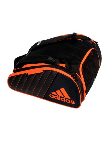 Bolsa para raquete Adidas Protour preta e laranja | Bolsas e mochilas para raquetes