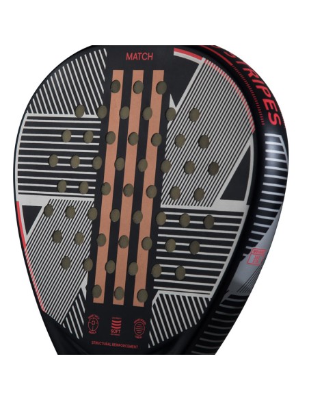 Adidas Match 3.3 Black-red 2024 | Paddle rackets