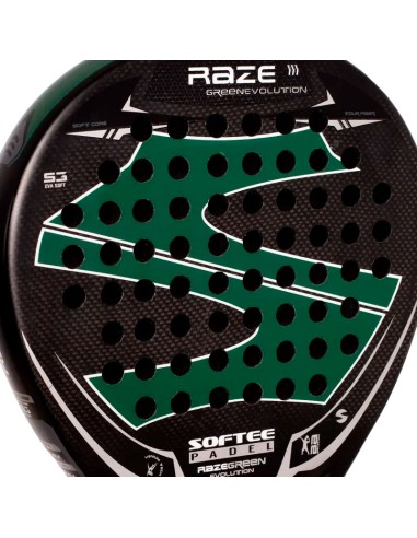 Softee Raze Evolution Verde Carbono 2024 | Raquetes de paddle