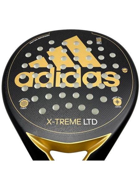Adidas X-Treme LTD Schwarz & Gold | Padelschläger