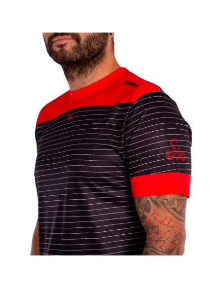 Camiseta preta de aniversário Vibora King Cobra X | Roupas de padel