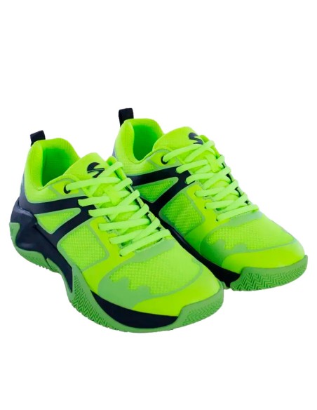Sapatos verdes rotativos Softee | Sapatos de padel