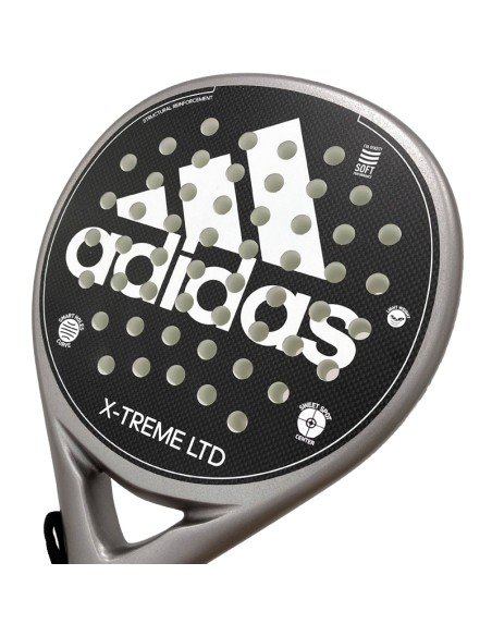 Adidas X-Treme Silver & White | Padel rackets Padel rackets