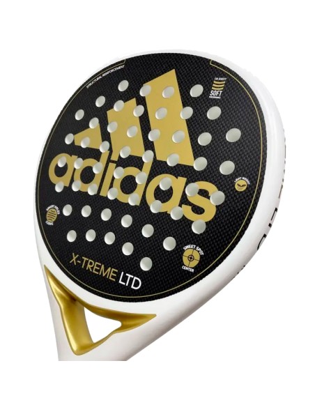 Adidas X-Treme Blanc et Or | Raquettes de padel