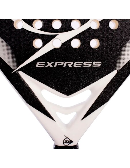 Dunlop Express Schwarz & Weiß | Paddle-Schläger