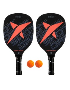 Pack of 2 Pickleball Drop Shot Rafaga 1.0 paddles + 2 balls | Pickl...
