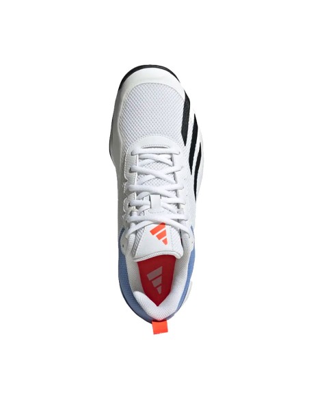 Tênis Adidas Courtflash Speed Branco e Azul | Sapatos de padel