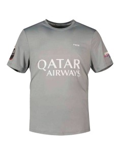 Nox Agustin Tapia Official 2023 Grey T-shirt | Padel clothing