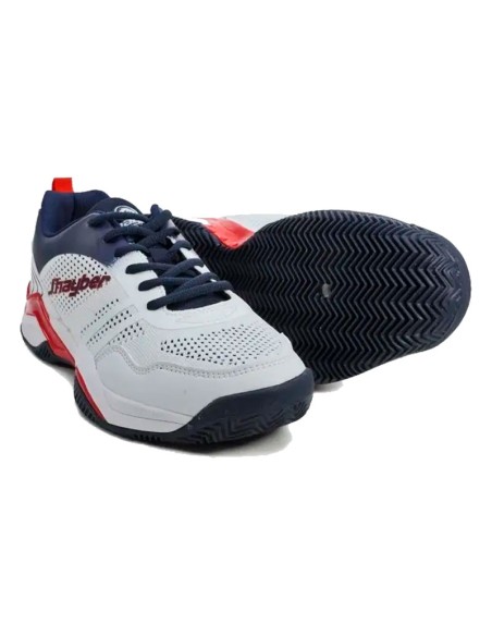 Jhayber weiß-blaue Turnschuhe | Padel-Schuhe
