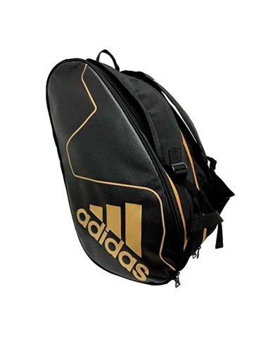 Bolsa para raquete Adidas Control CRD preta e dourada | Bolsas e mochilas para raquetes