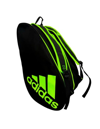 Sac de raquette Adidas Control noir-vert citron | Sacs à raquettes et sacs à dos