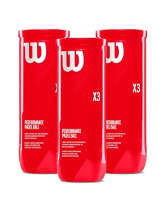 Wilson Performance Balls (Pack x3) | Balls