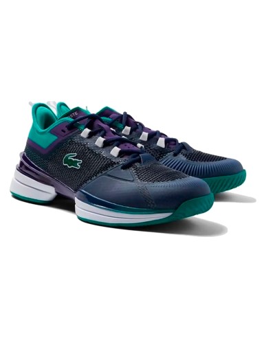 Baskets Lacoste AG-LT 21 Ultra Bleu-Vert | Chaussures de padel