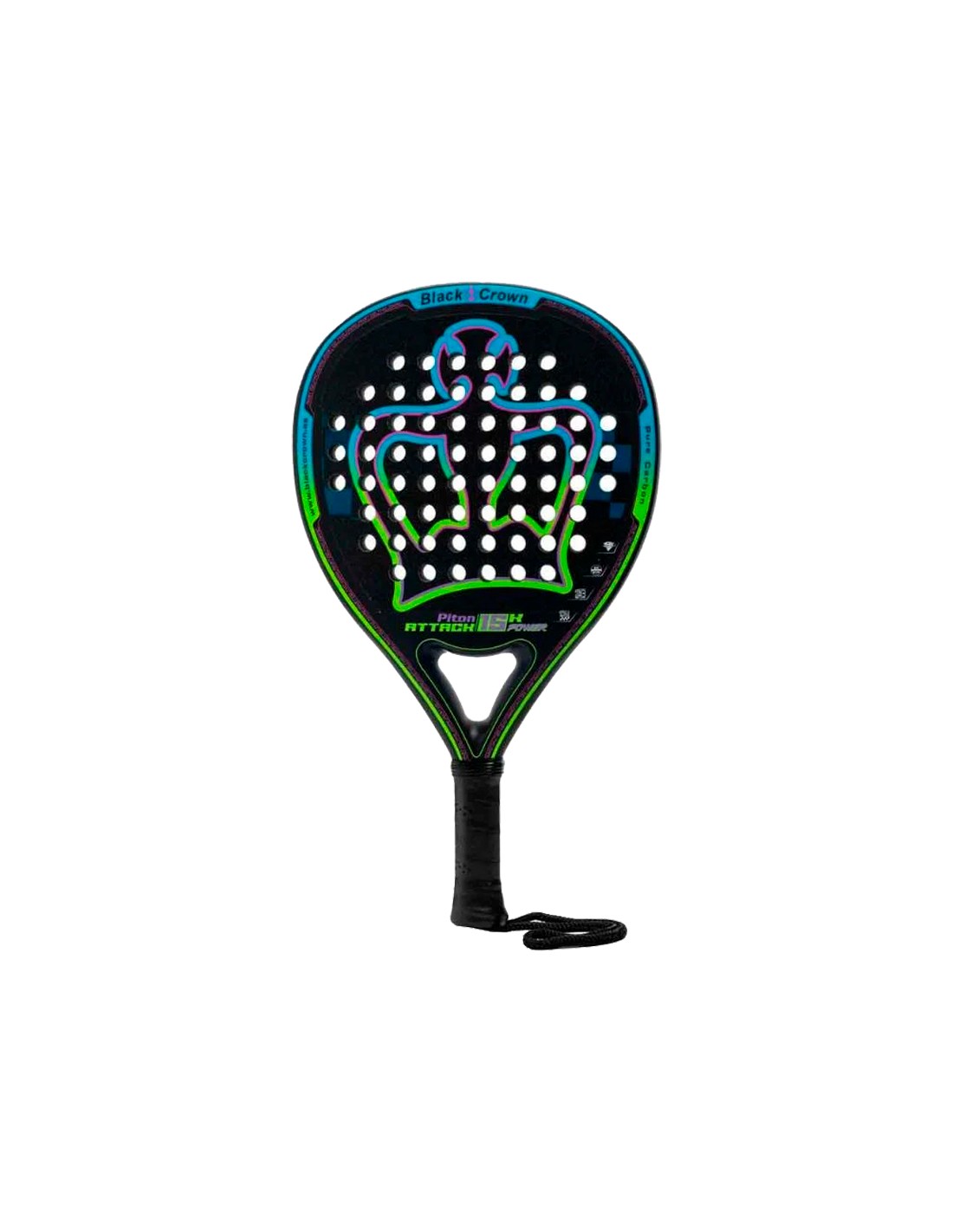 Black Crown Piton Attack 15K Power 2024 Padel rackets Padel rackets