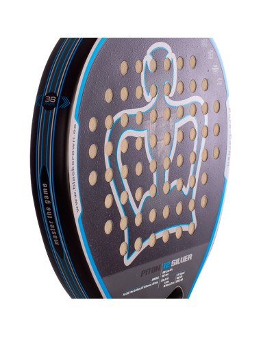 Coroa Negra Piton 12K Prata 2024 | raquetes padel