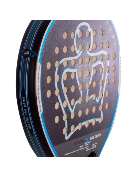 Black Crown Piton 12K Silver 2024 | Padel rackets Padel rackets