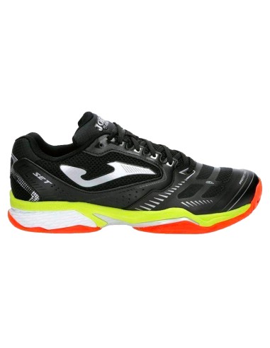 Set di scarpe da ginnastica Joma 2201 Nero Giallo Fluor Scarpe da