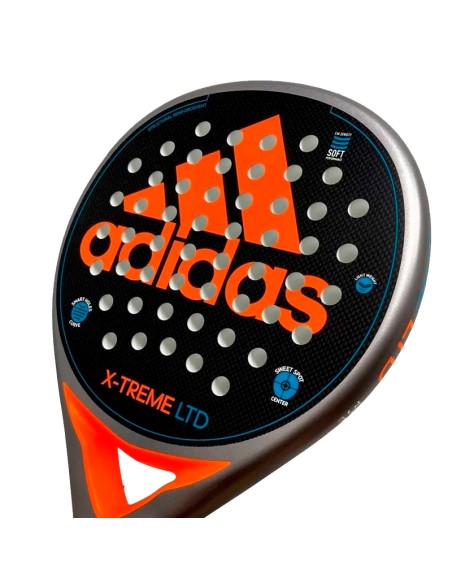 Adidas X-Treme Argent - Orange | Raquettes de padel