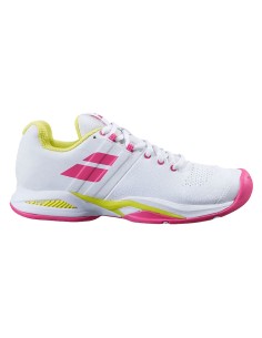 Babolat Propulse Blast White/Pink | Padel Shoes