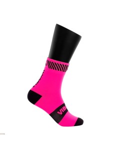 Meias Vibora Kait Meias Redondas Fluor Rosa | roupas de remo
