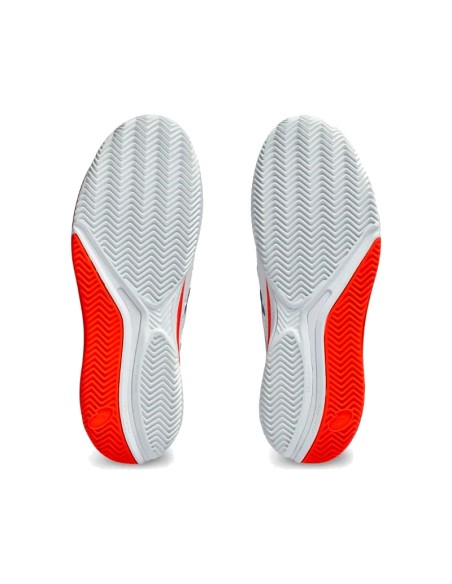 Zapatillas Gel Resolution 9 Clay Blanco Azul Marino