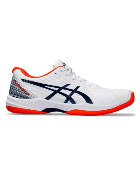 Tênis Asics Solution Swift FF Clay Branco Marinho | Zapati...