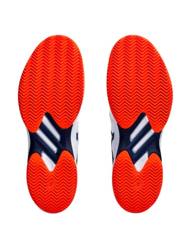 Scarpe Asics Solution Swift FF Clay bianche e blu navy | Zapati...