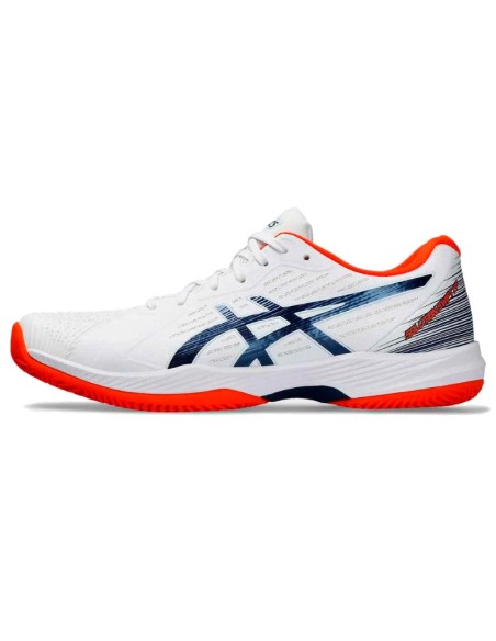 Asics Solution Swift FF Clay White Navy | Running Shoes