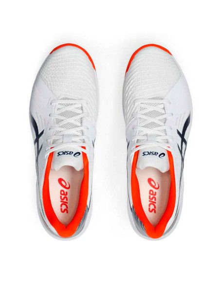 Scarpe Asics Solution Swift FF Clay bianche e blu navy | Zapati...