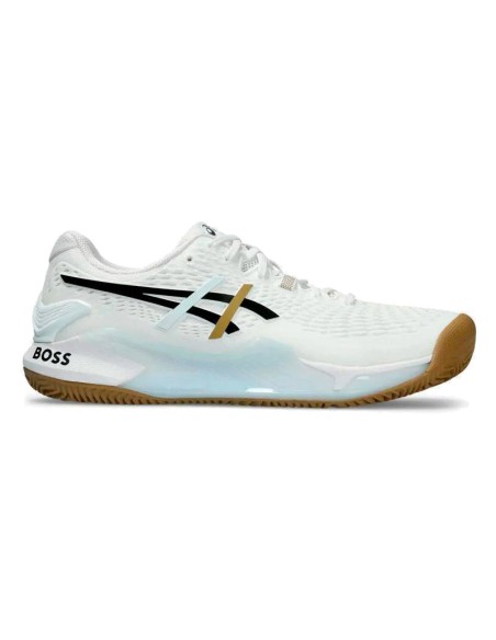 Scarpe Asics Boss Gel Resolution 9 Clay Bianco Oro | Scarpa...