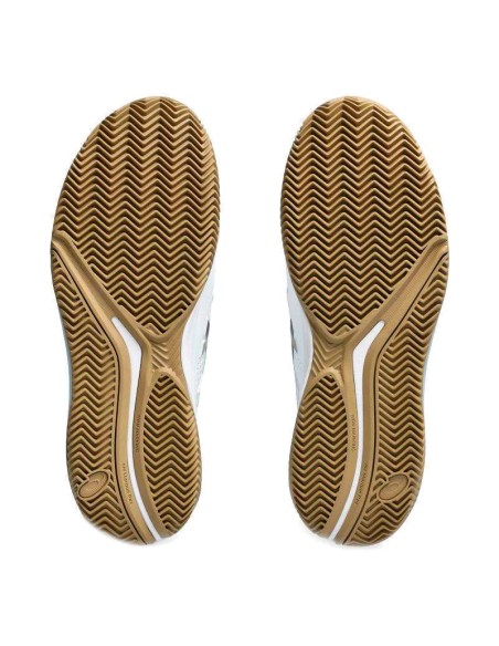 Tênis Asics Boss Gel Resolution 9 Clay Branco Dourado | Sapato...