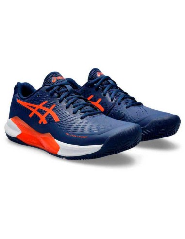 Asics Gel Challenger 14 Clay Schuhe Marineblau Orange | Zapat...
