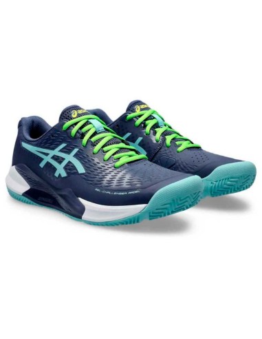 Tênis Asics Gel Challenger 14 Padel Azul Marinho Azul-petróleo | Zap...