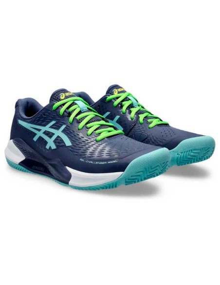 Scarpe da Padel Asics Gel Challenger 14 Blu Navy Verde Acqua | Scommetto...