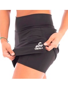 Falda Vibora Mamba Negro | Ropa de pádel