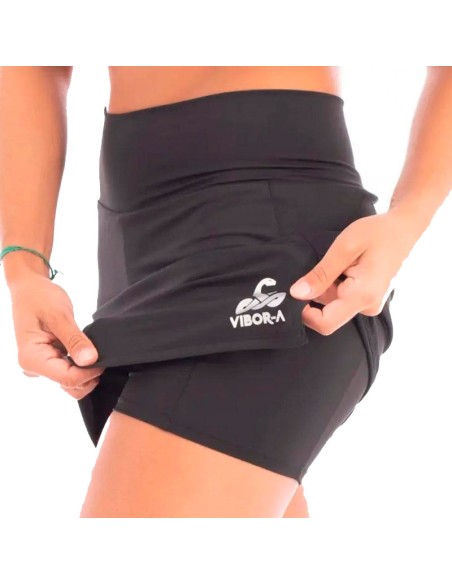 Falda Vibora Mamba Negro | Ropa de pádel