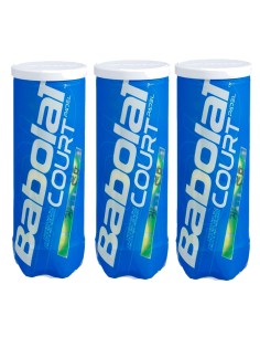 Balles de tennis Babolat Court (Pack x3) | Des balles