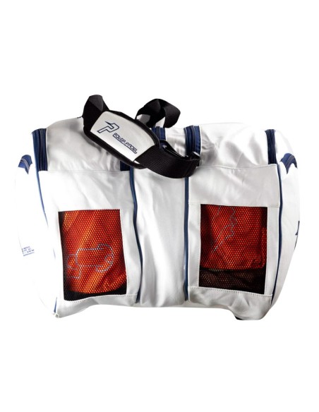 Sac de pagaie Power Padel Blanc & Marine | Sacs de padel et sacs à dos