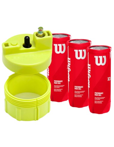 Presurizador + Tripack Bolas Wilson Performance