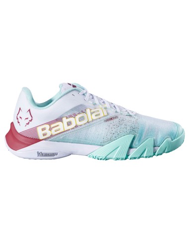 Babolat Jet Premura Juan Lebron Weiße rote Turnschuhe