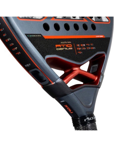 Pala Nox AT10 Luxury Genius 18K Alum 2025 de Agustín Tapia | raquet...