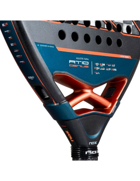 Nox Luxury AT10 Genius Attack 18K Alum 2025 racket by Agustín Tapia...