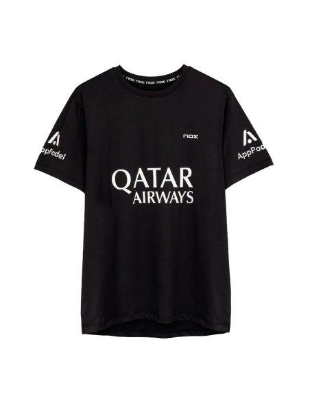 Camiseta Nox Sponsors AT10 Negro de Agustín Tapia Black