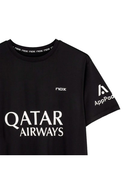 Camiseta Nox Sponsors AT10 Negro de Agustín Tapia Black