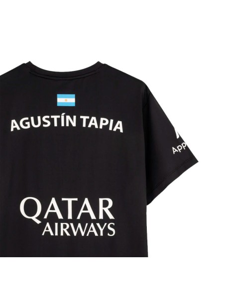 Camiseta Nox Sponsors AT10 Negro de Agustín Tapia Black