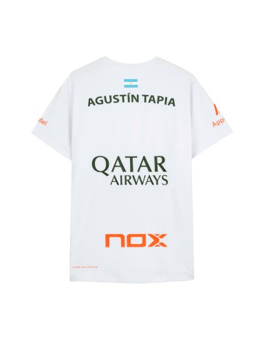 Camiseta Nox Sponsors AT10 Negro de Agustín Tapia White