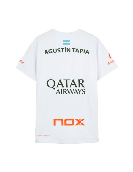 Camiseta Nox Sponsors AT10 Negro de Agustín Tapia White